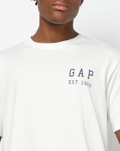 Mens Regular Nautical Relaxed Fit T-Shirts, Off White, L