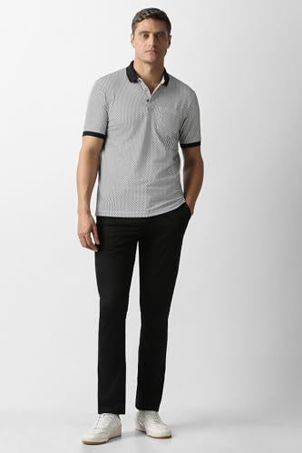 Van Heusen Men's Regular Fit T-Shirt (VHKWVRGFD50051_Grey