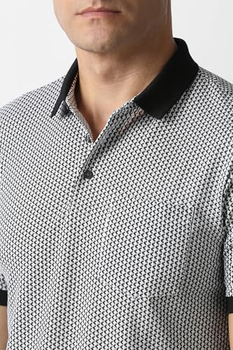 Van Heusen Men's Regular Fit T-Shirt (VHKWVRGFD50051_Grey