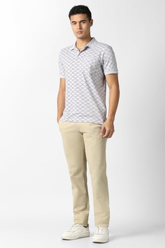 Van Heusen Men's Regular T-Shirt (VHKWWRGF554992_Grey