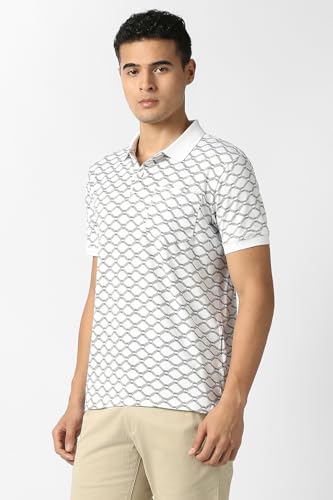 Van Heusen Men's Regular T-Shirt (VHKWWRGFD02770_White