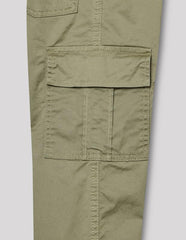 RUFF Solid Cotton Trouser | Full Length | Round Elastic | Regular Fit | Casual Wear Olive