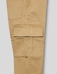 RUFF Solid Cotton Trouser | Full Length | Round Elastic | Regular Fit | Casual Wear Khaki