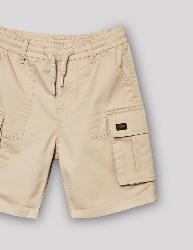 RUFF Solid Cotton Shorts | Knee Length | Round Elastic | Regular Fit | Casual Wear