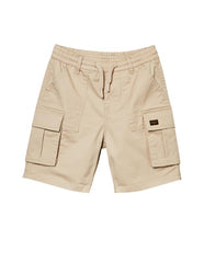 RUFF Solid Cotton Shorts | Knee Length | Round Elastic | Regular Fit | Casual Wear
