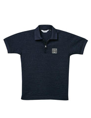 RUFF Boys Indigo Zip Collar Polo T-Shirt | Half Sleeves | Casual Wear