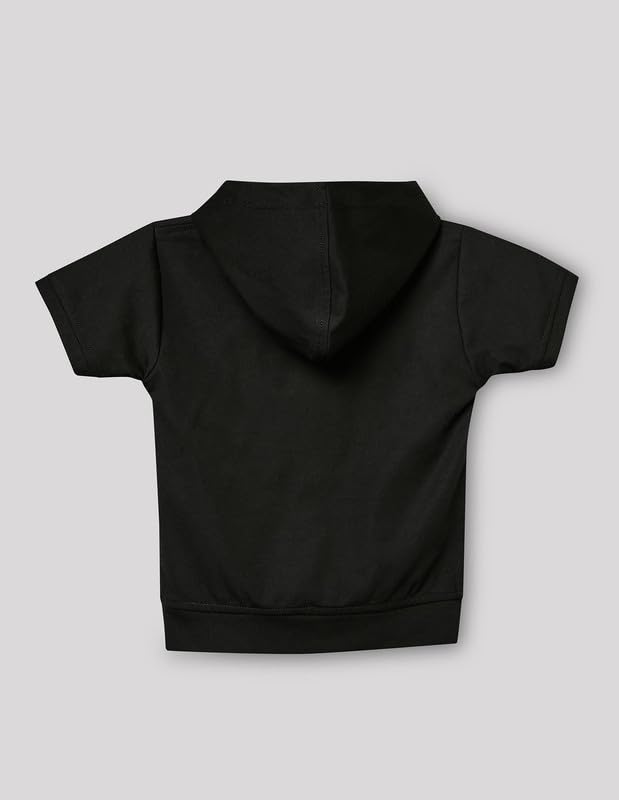 RUFF Black Striper Polo Neck T-Shirt | Half Sleeves | Casual Wear