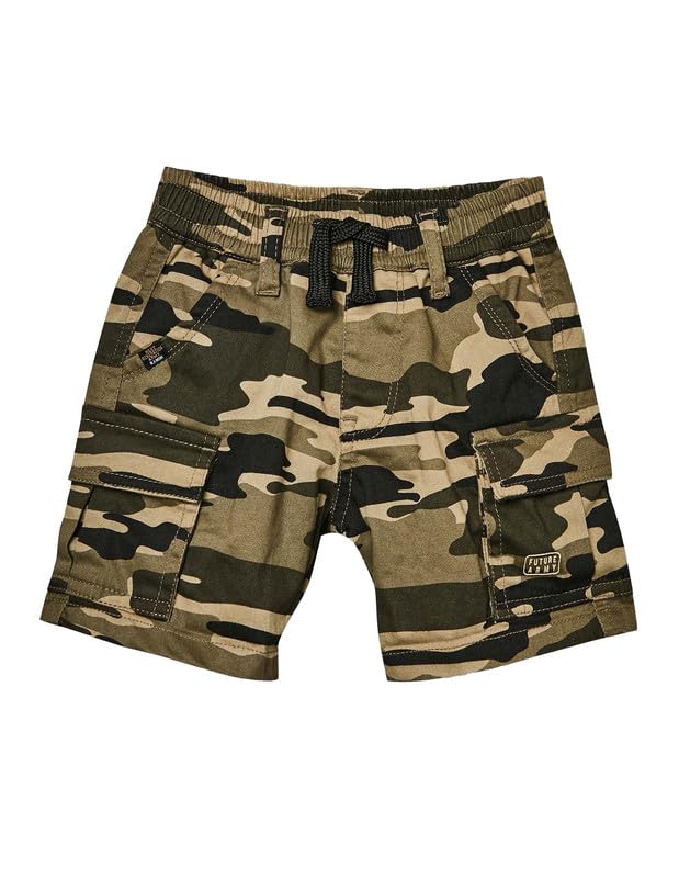 RUFF Camou Cotton CAGO Bermuda | Above Knee | Casual Wear