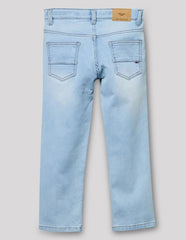 RUFF Boys Light Blue Washed Denim Jeans | Full Length | Casual Wear