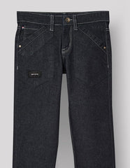 RUFF Boys Dark Blue Raw Denim Jeans | Full Length | Casual Wear