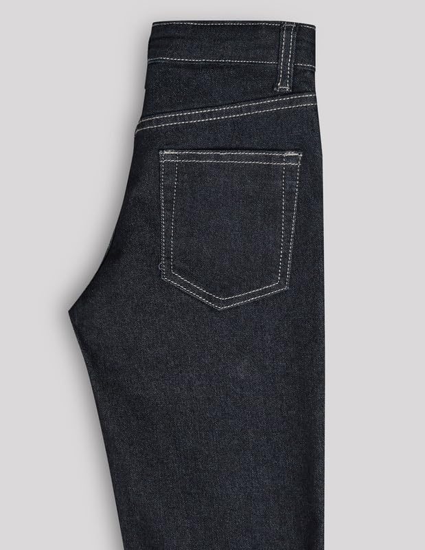 RUFF Boys Dark Blue Raw Denim Jeans | Full Length | Casual Wear
