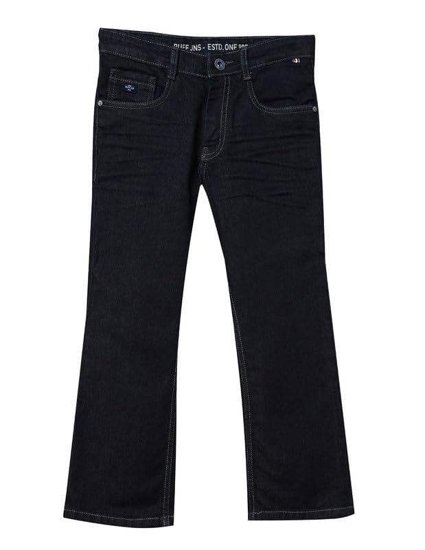 RUFF Boys Dark Blue Denim Jeans | Full Length | Casual Wear