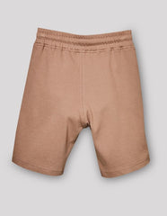 RUFF Fawn Cotton Ribbed Textured Bermuda | Above Knee | Casual Wear