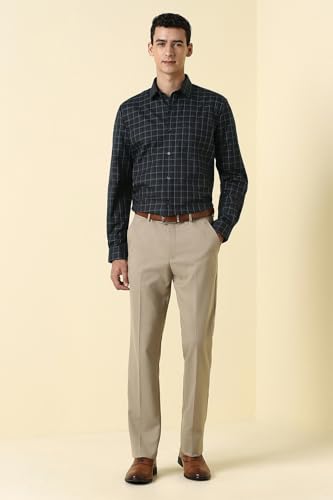 Men Black Check Full Sleeves Formal Shirt