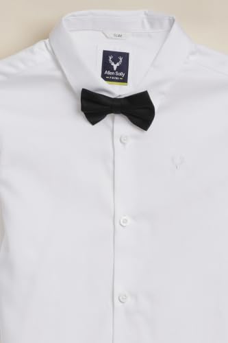 Allen Solly Boys White Solid Party Shirt