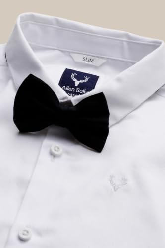 Allen Solly Boys White Solid Party Shirt