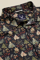 Boys Multicolor Print Casual Shirt