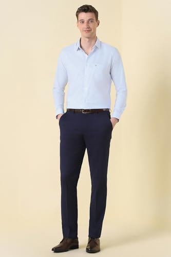 Men Light Blue Check Full Sleeves Formal Shirt