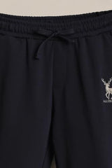 Allen Solly Boys Navy Solid Track Pants