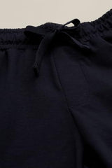 Allen Solly Boys Navy Solid Track Pants