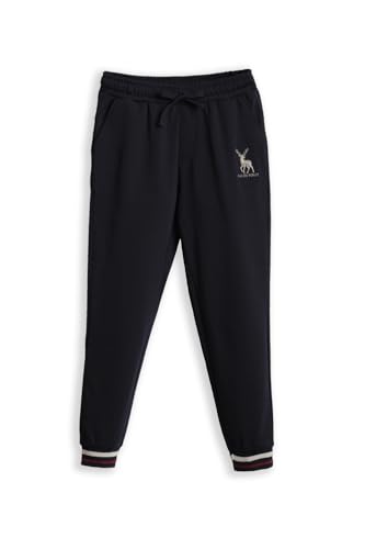 Allen Solly Boys Navy Solid Track Pants
