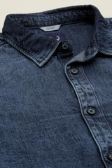 Allen Solly Boys Navy Slim Fit Solid Casual Shirt