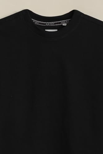 Boys Black Graphic Print Crew Neck T-Shirt