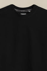 Boys Black Graphic Print Crew Neck T-Shirt