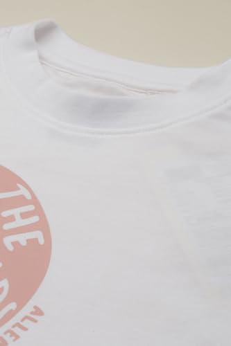 Boys White Graphic Print Crew Neck T-Shirt