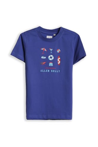 Boys Blue Graphic Print Crew Neck T-Shirt