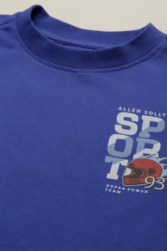 Boys Blue Graphic Print Crew Neck T-Shirt
