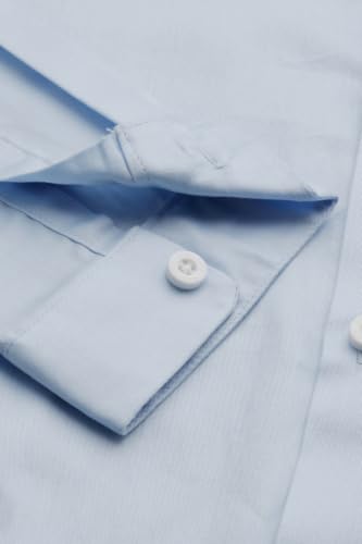 Allen Solly Boys Light Blue Solid Party Shirt