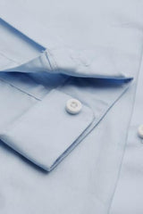 Allen Solly Boys Light Blue Solid Party Shirt