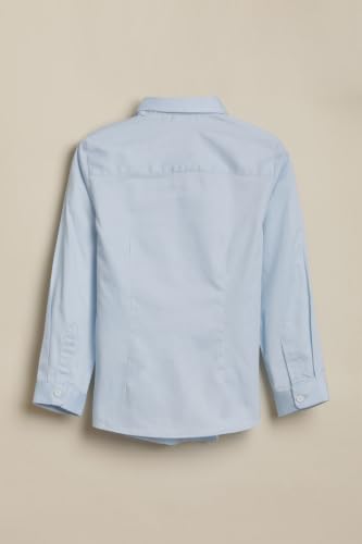 Allen Solly Boys Light Blue Solid Party Shirt