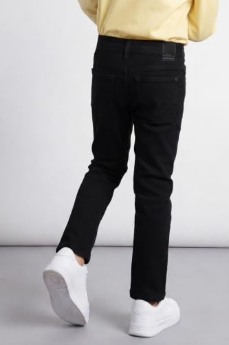 Allen Solly Boys Black Regular Fit Jeans