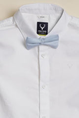 Allen Solly Boys White Solid Party Shirt