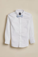 Allen Solly Boys White Solid Party Shirt