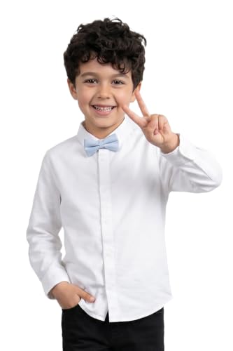 Allen Solly Boys White Solid Party Shirt