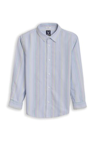Boys Light Blue Stripe Casual Shirt