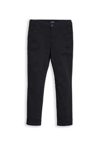 Boys Navy Solid Trousers