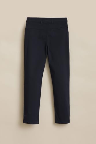 Boys Navy Solid Trousers