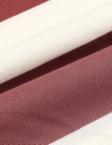 U.S.Polo Association Men's Horizontal Striped Slim Fit Polo Shirt