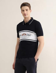 U.S.Polo Association Men's Brand Embroidered Slim Fit Polo Shirt (USTSH3440_Navy_2XL)
