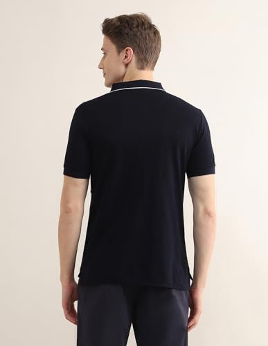 U.S.Polo Association Men's Brand Embroidered Slim Fit Polo Shirt (USTSH3440_Navy_2XL)