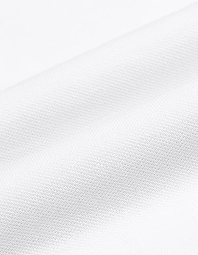 U.S.Polo Association Men's Colourblocked Slim Fit Polo Shirt (USTSH3486_White_L)
