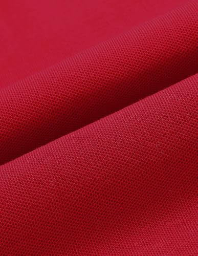 U.S.Polo Association Men's New Port Marina Solid Polo Shirt (USTSH3501_Red_3XL)