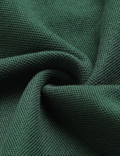 U.S.Polo Association Men's Solid Slim Fit Polo Shirt (USTSH3502_Green_S)