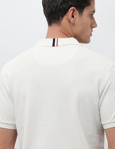 U.S.Polo Association Men's Brand Embroidered Slim Fit Polo Shirt (USTSH3503_Off White_3XL)