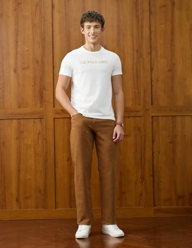 U.S.Polo Association Men's Solid Slim Fit T-Shirt
