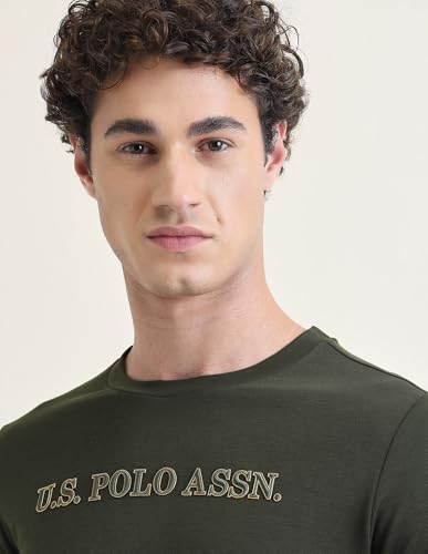 U.S.Polo Association Men's Solid Slim Fit T-Shirt